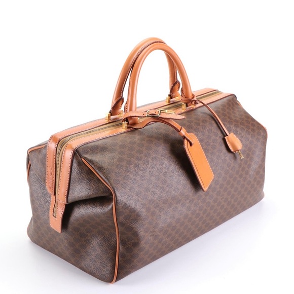 Celine Handbags - Vintage CELINE Macadam Top Handle Doctor Boston Bag GREAT CONDITION